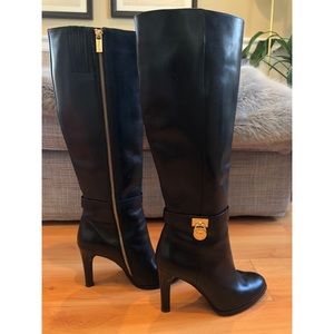Michael Kors | Black Leather Boots | 8M